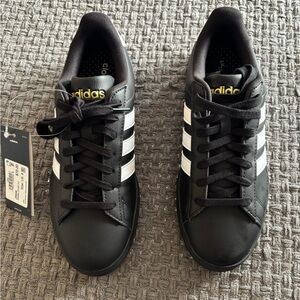 Adidas Black and White Sneakers